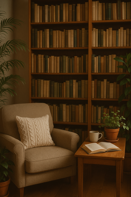 Bookshelf background